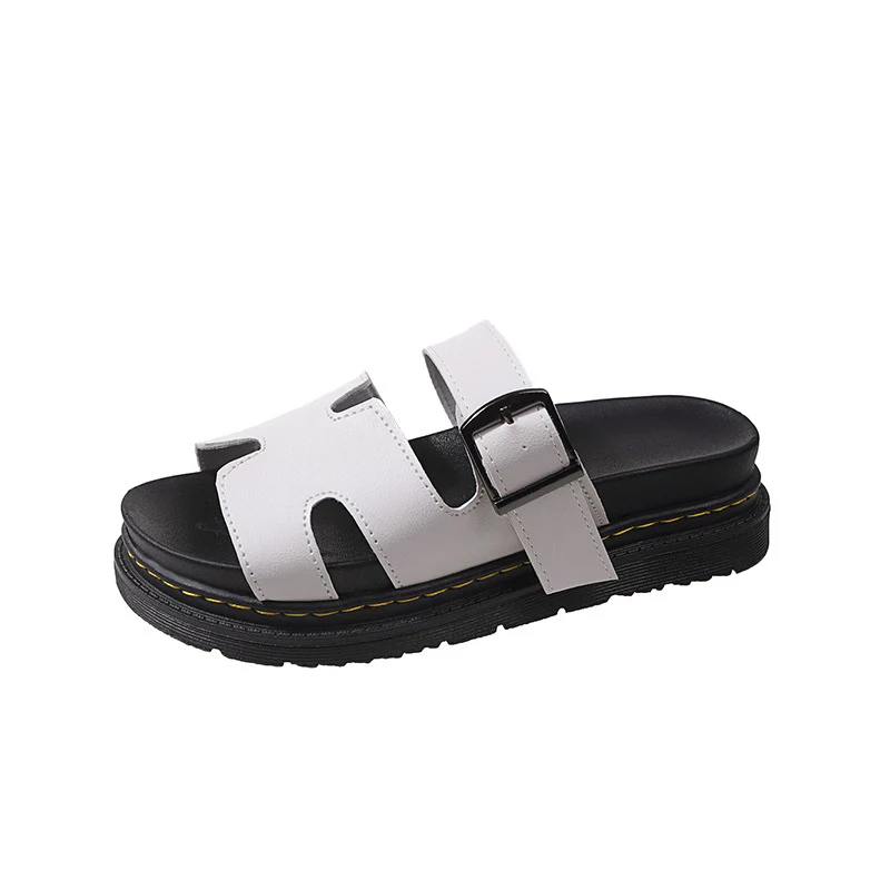 Damen bequeme Riemensandalen mit modischer Schnalle und gepolsterter Sohle R&B - Image 21