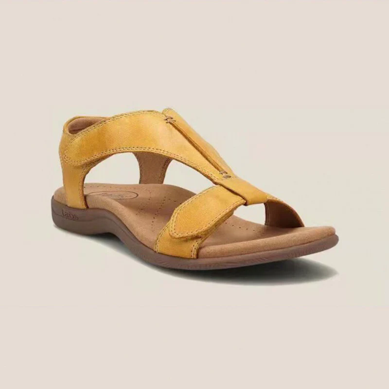 Damen Bequeme Sandalen mit anatomischem Fußbett und verstellbaren Riemen R&B - Image 3