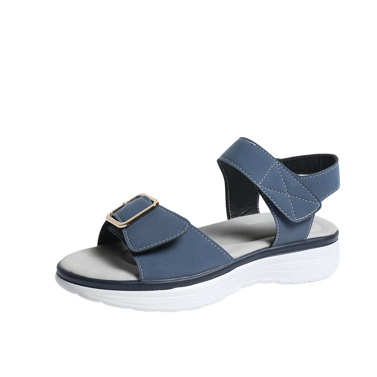 Damen Bequeme Sandalen mit verstellbarem Klettverschluss und modischem Design R&B - Image 6