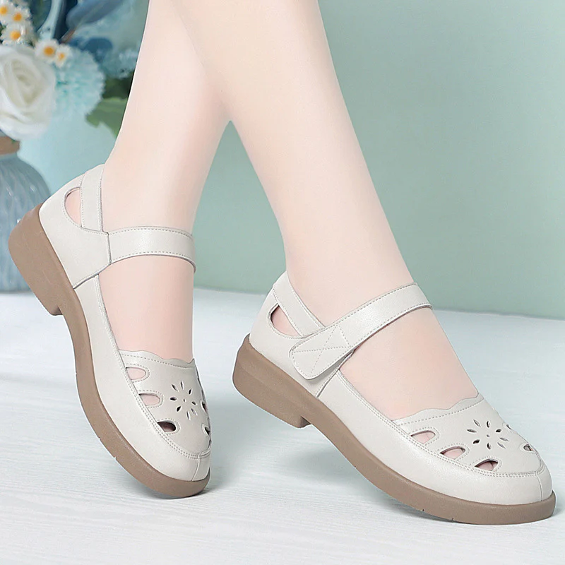 Damen Bequeme Sandalen mit verstellbarem Riemen und atmungsaktivem Design R&B - Image 3