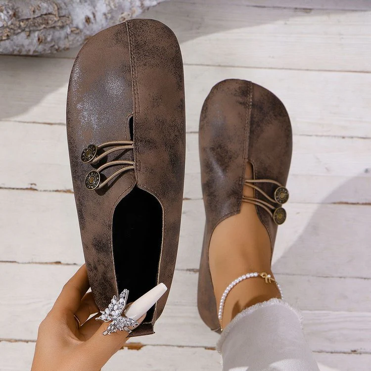 Damen komfortable Slipper mit modischen Knopfdetails R&B - Image 6