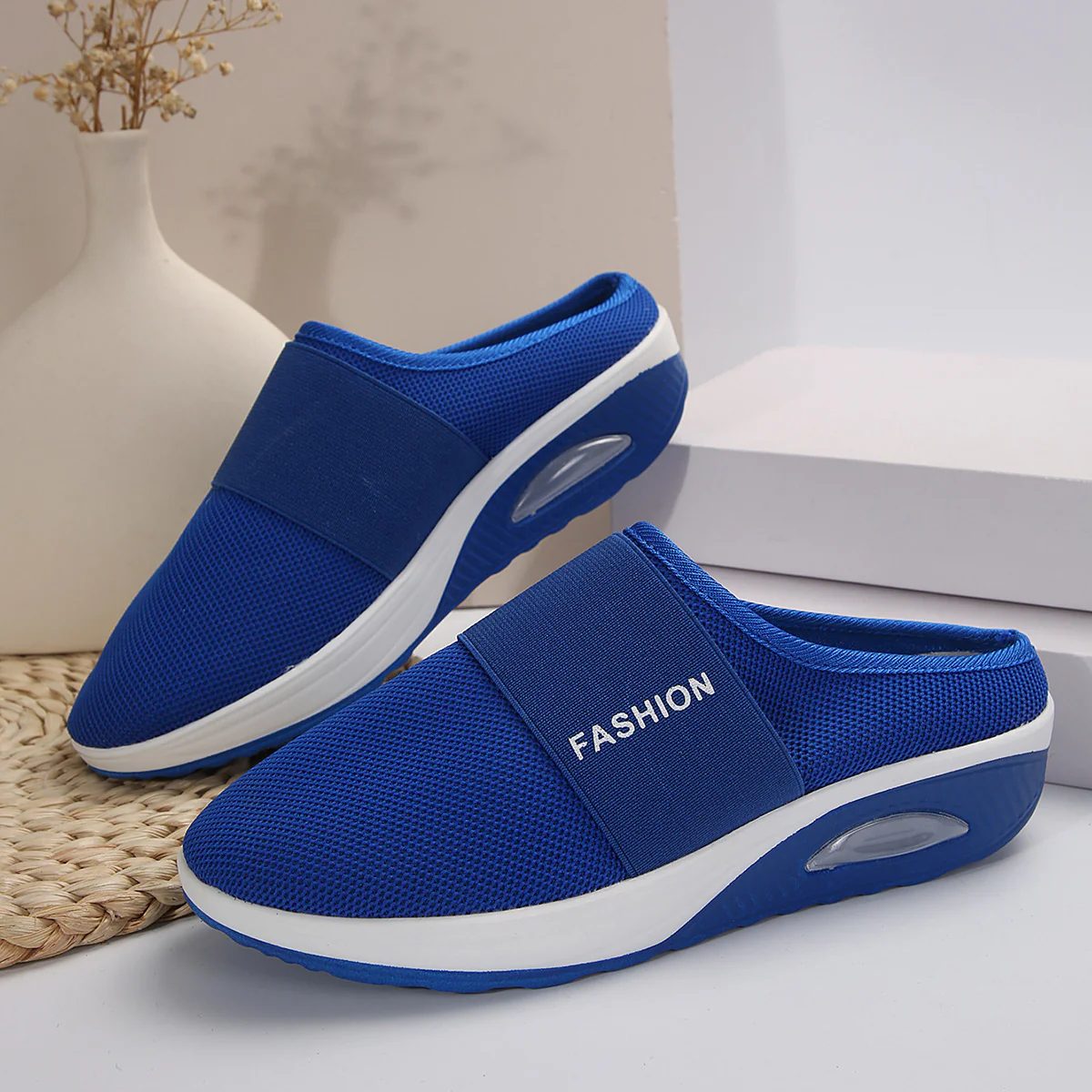 Damen Bequeme Slip-On Clogs mit atmungsaktiver Mesh-Oberfläche und flexibler Sohle R&B - Image 6