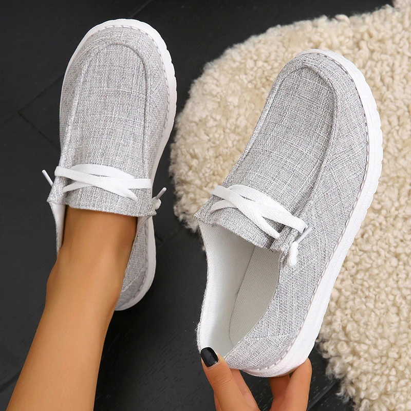 Damen bequeme Slip-On Freizeitschuhe mit leichtem Obermaterial R&B - Image 7