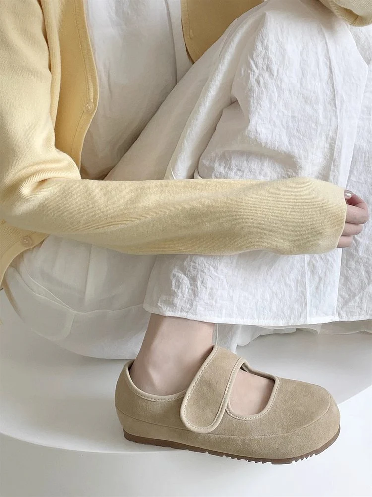Damen bequeme Slipper mit praktischem Klettverschluss und weicher Sohle R&B - Image 8