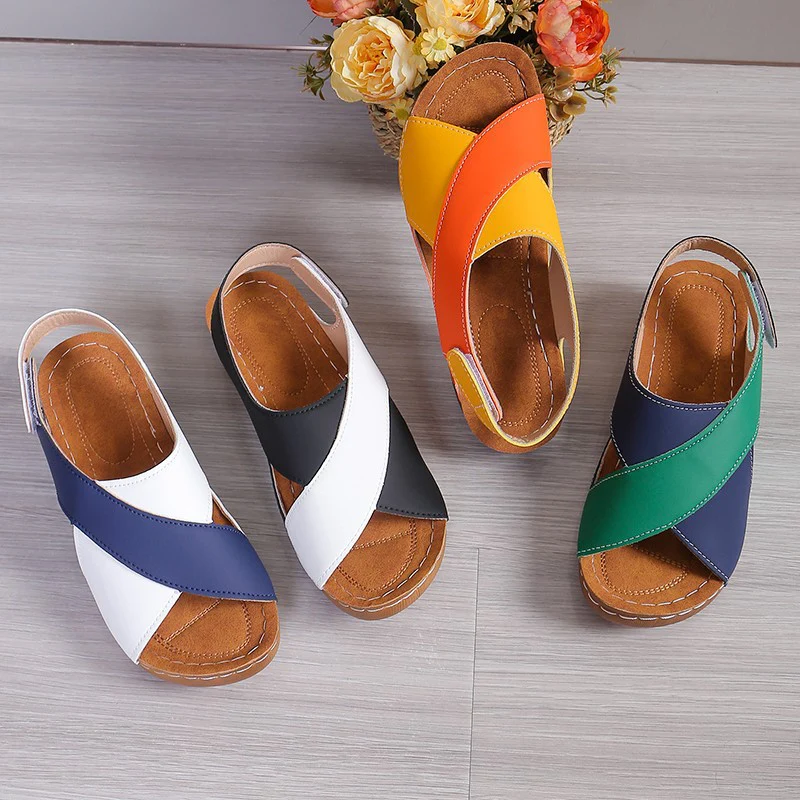 Damen bequeme Sommer-Sandalen mit atmungsaktiver Struktur und rutschfester Sohle R&B - Image 4