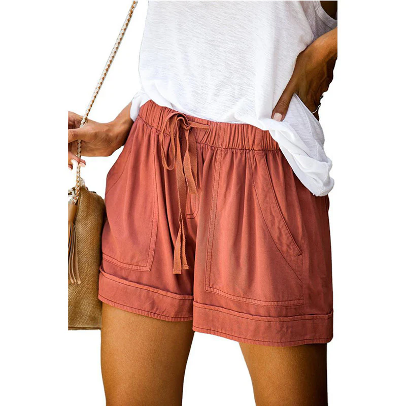 Damen Bequeme Sommer-Shorts mit elastischem Bund und praktischen Taschen R&B - Image 5