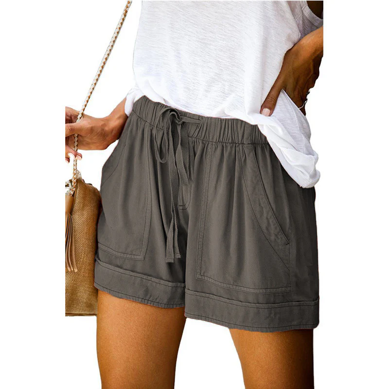 Damen Bequeme Sommer-Shorts mit elastischem Bund und praktischen Taschen R&B - Image 7