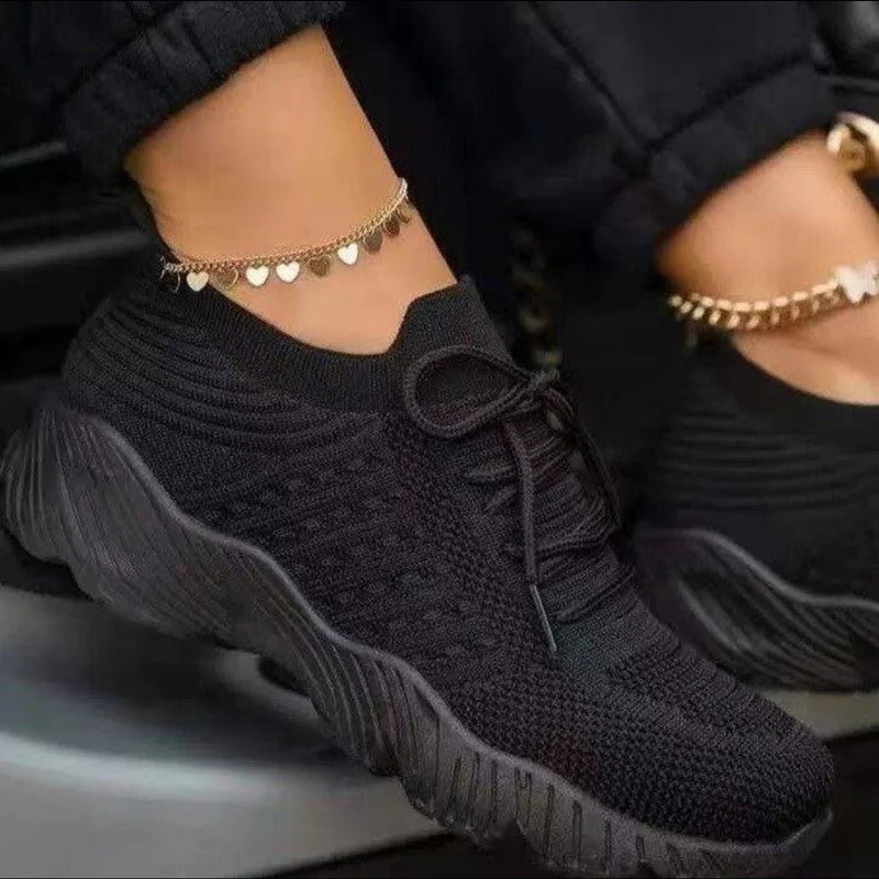 Damen Bequeme Sport Sneakers mit atmungsaktivem Netz-Obermaterial R&B - Image 4