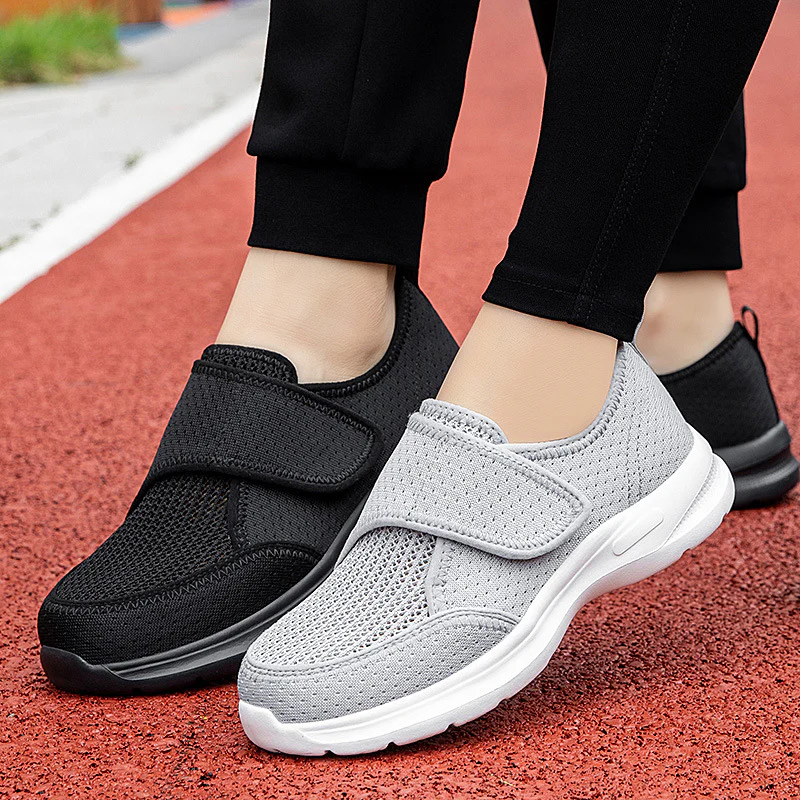 Damen Bequeme und atmungsaktive Fitness-Sneaker mit elastischem Riemen R&B - Image 2