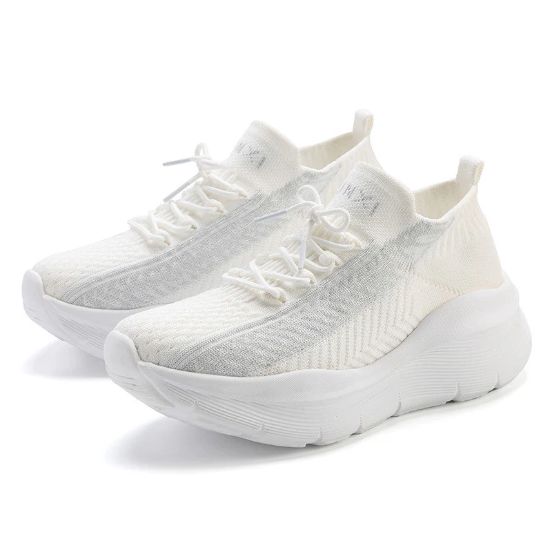 Damen bequeme und atmungsaktive Freizeitsneaker mit dämpfender Sohle R&B - Image 5