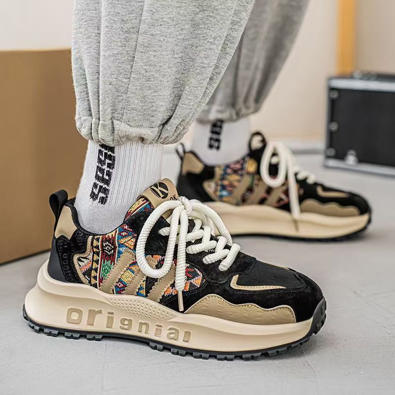 Damen Bequeme und modische Sneakers mit farbiger Stickerei R&B - Image 3