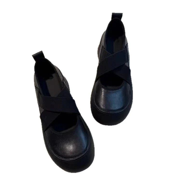 Damen bequeme und stilvolle Ballerina-Schuhe mit elastischem Riemchen R&B - Image 5