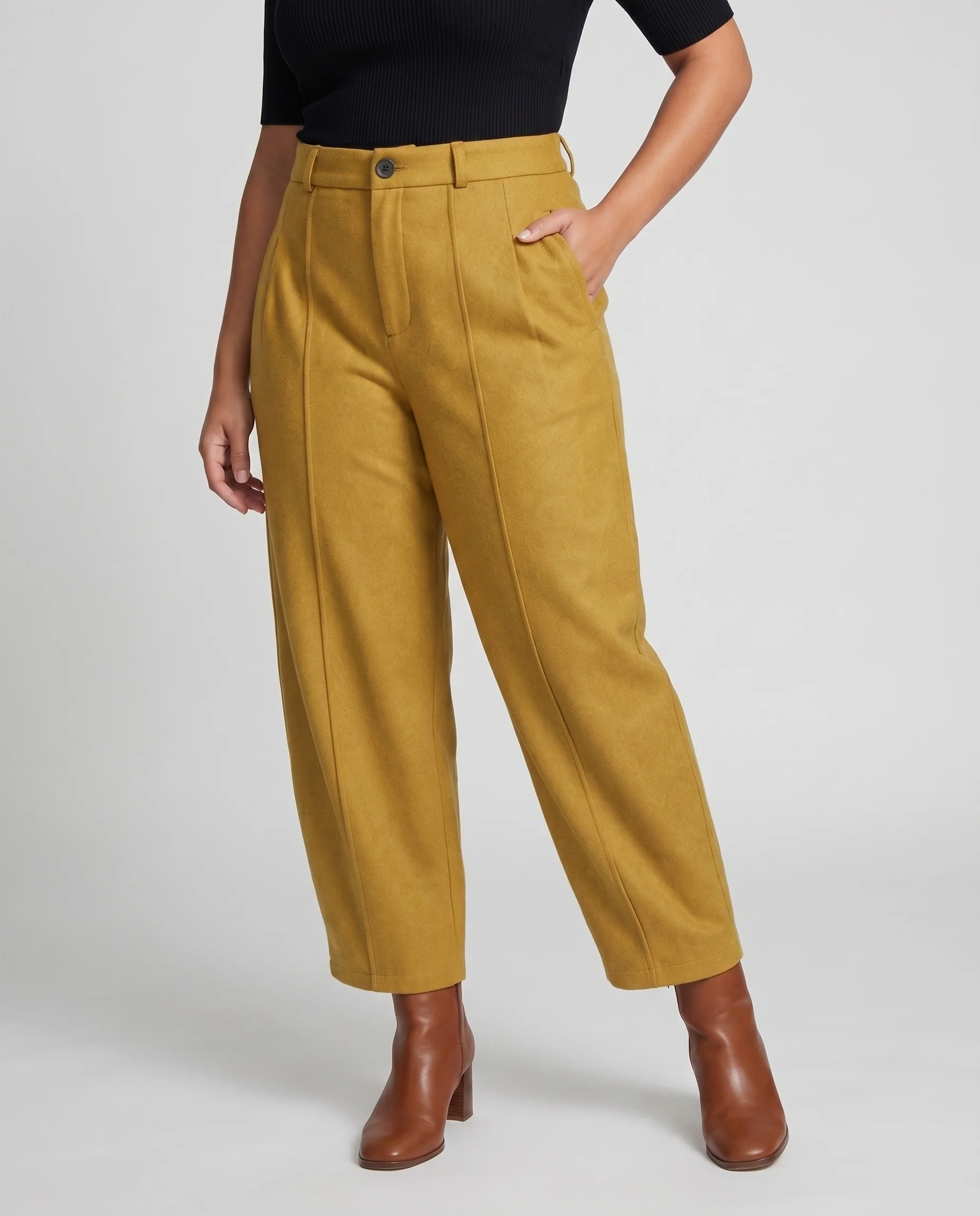 Damen Bequeme und stylische Palazzo-Hose mit raffiniertem Schnitt R&B - Image 2