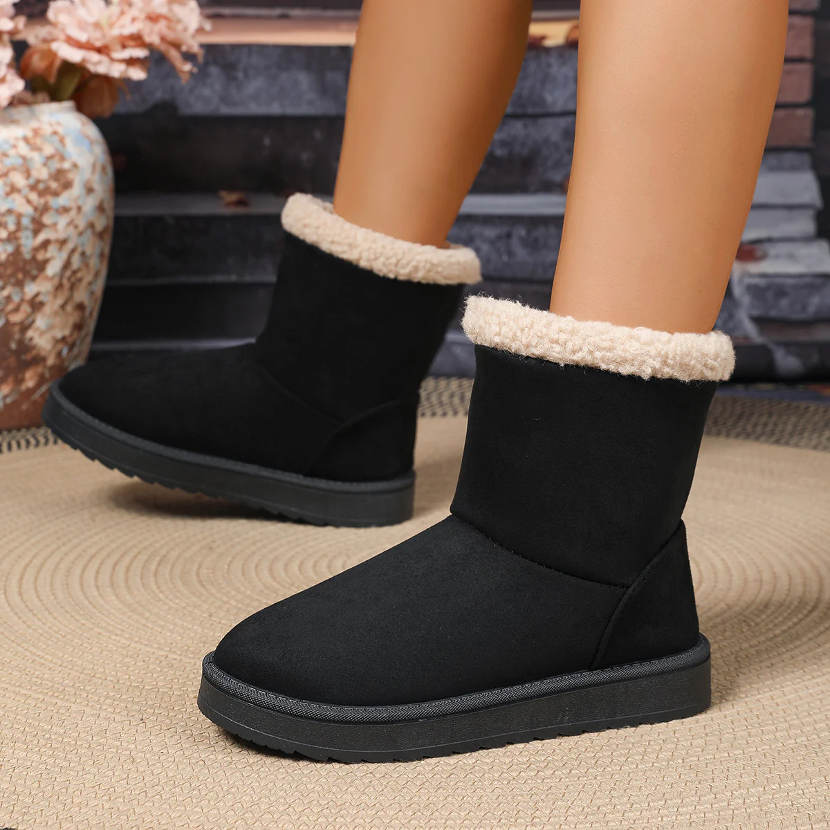 Damen Bequeme Winterstiefel mit kuscheligem Innenfutter R&B - Image 2