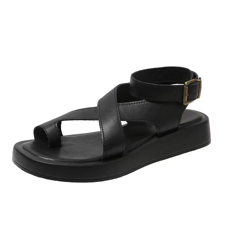 Damen Komfortable Zehentrenner-Sandalen mit verstellbarem Riemendesign R&B - Image 7
