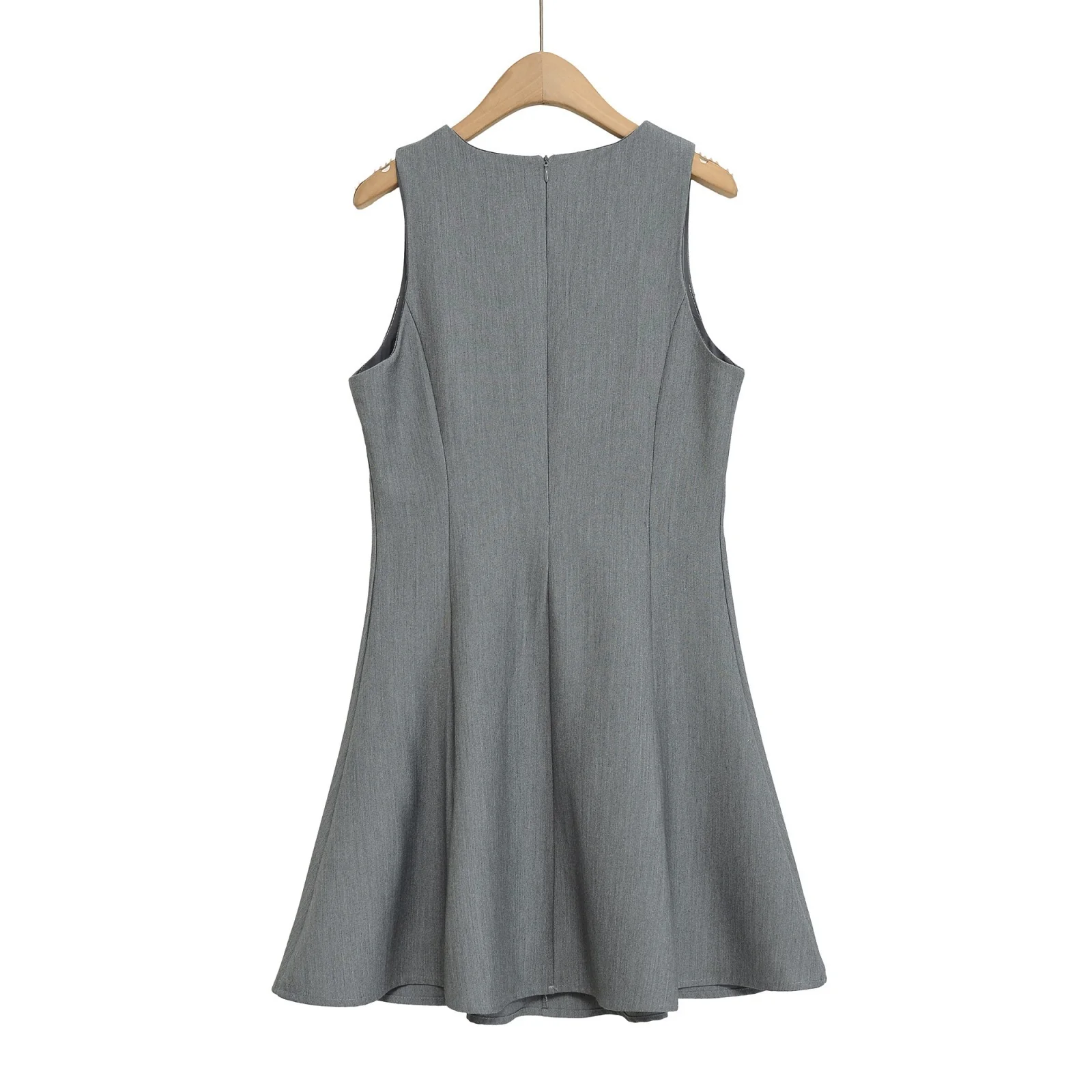 Damen Besprechungs-Kleid mit eleganter Schleifenverzierung und fließendem Schnitt R&B - Image 4