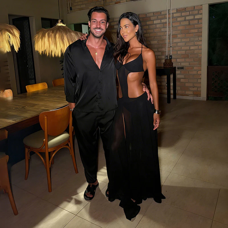 Damen Bikinikleid mit transparentem Rock und stilvollen Cut-Outs R&B - Image 4