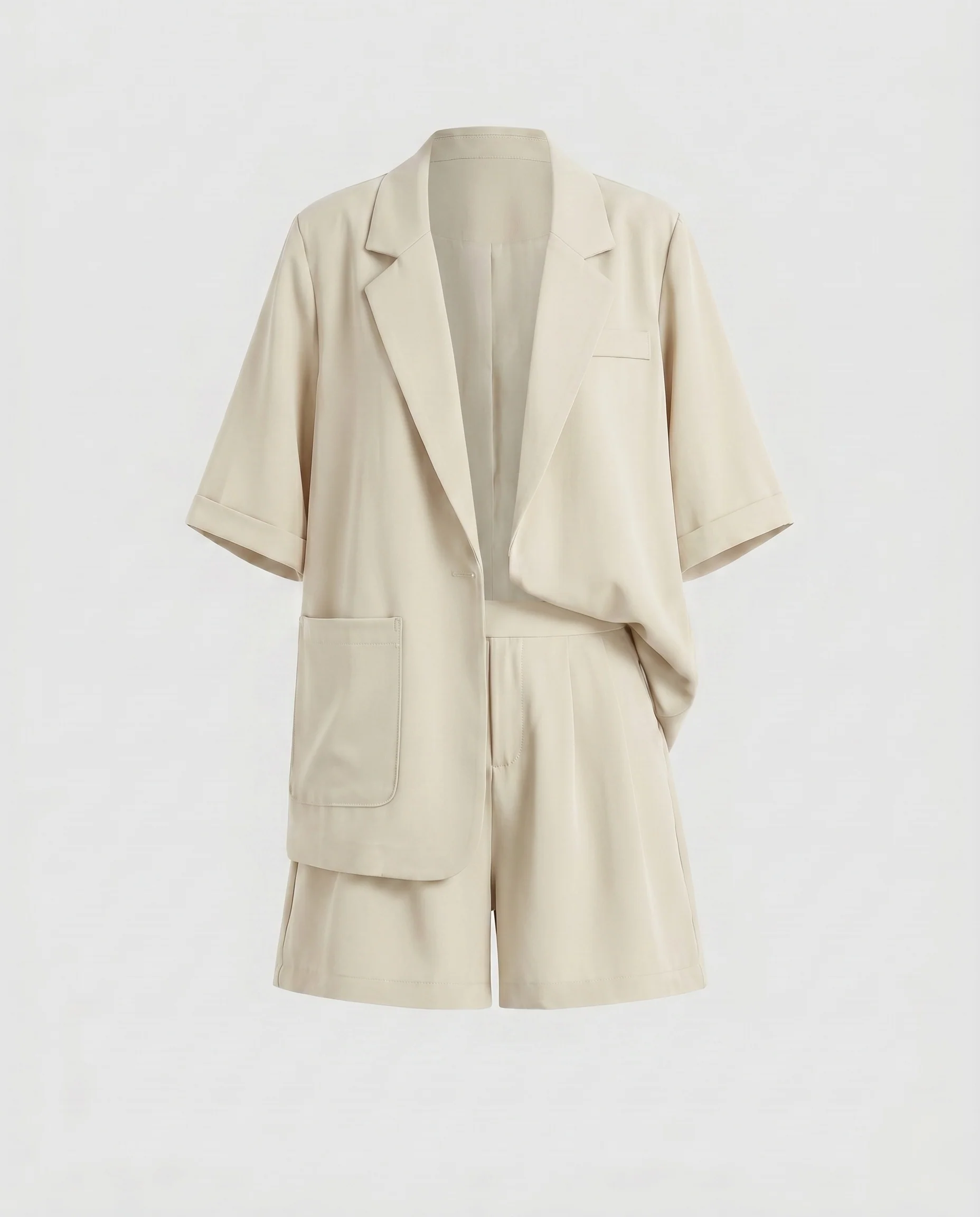 Damen Blazer mit kurzem Schnitt und eleganten Details - Image 5