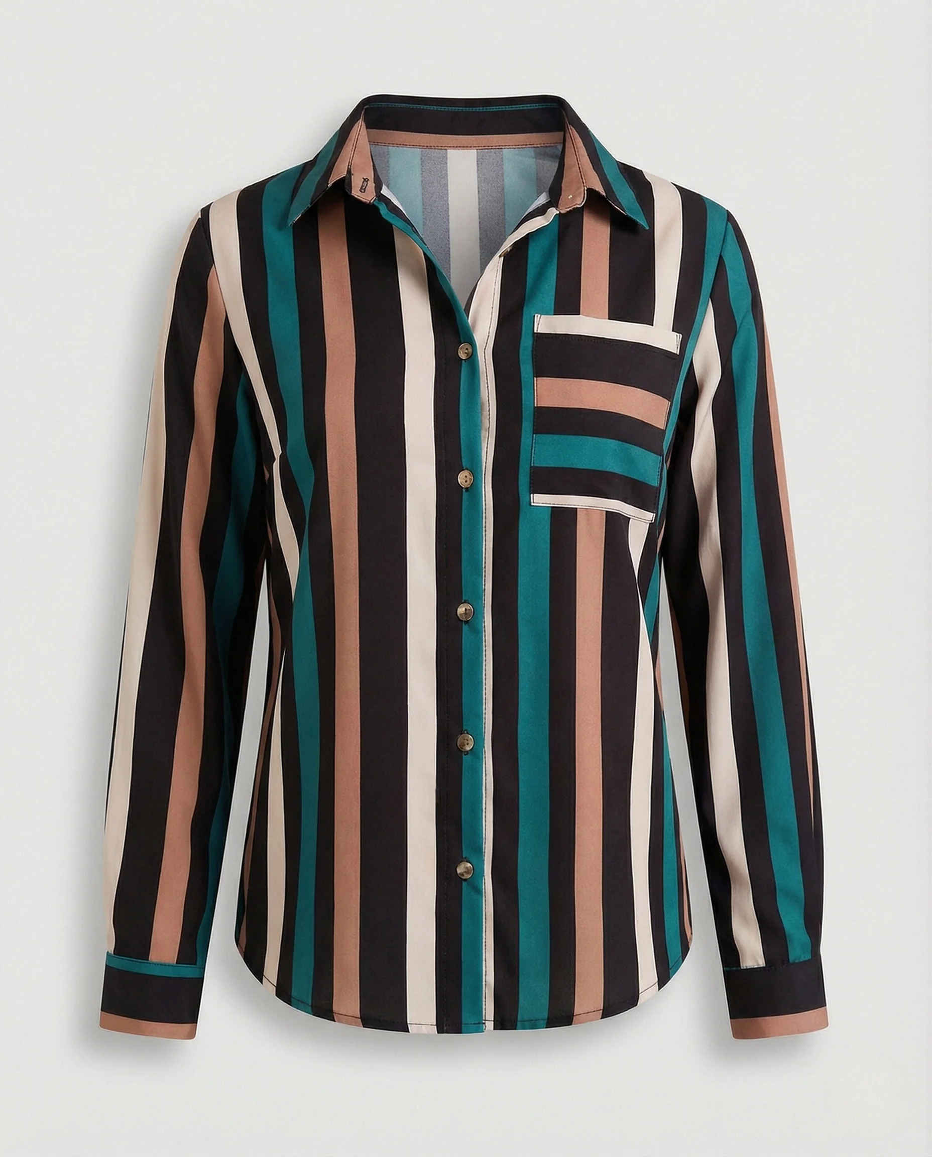Damen Bluse mit floralem Druck und neuem Kragen - Image 7