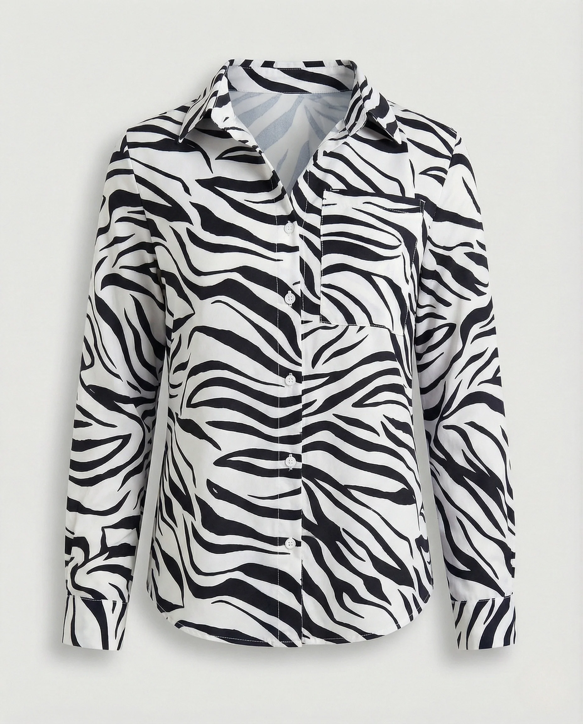 Damen Bluse mit floralem Druck und neuem Kragen - Image 9