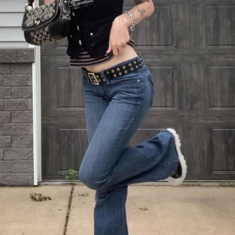 Damen Bootcut Jeans mit verspieltem Fransenbesatz R&B - Image 2