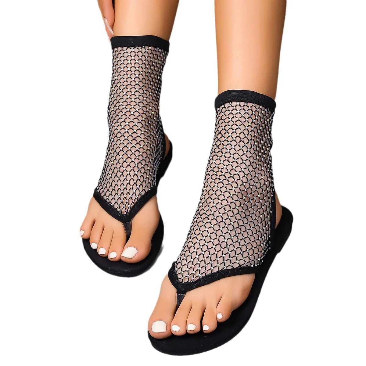 Damen Bunte Netzsandalen R&B - Image 5