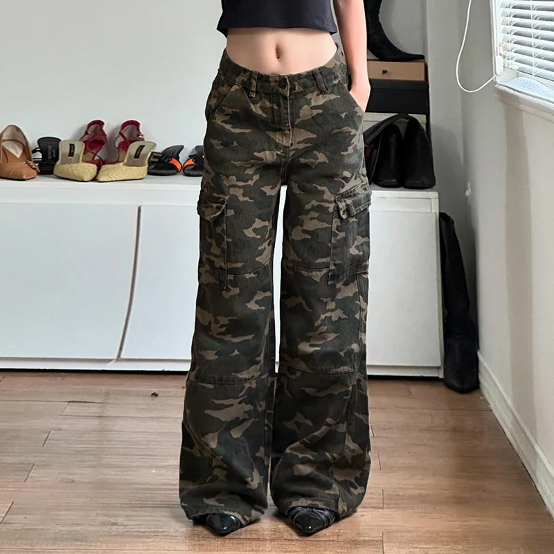 Damen Cargo-Hose im lässigen Camouflage-Stil mit praktischem Schnitt R&B - Image 2