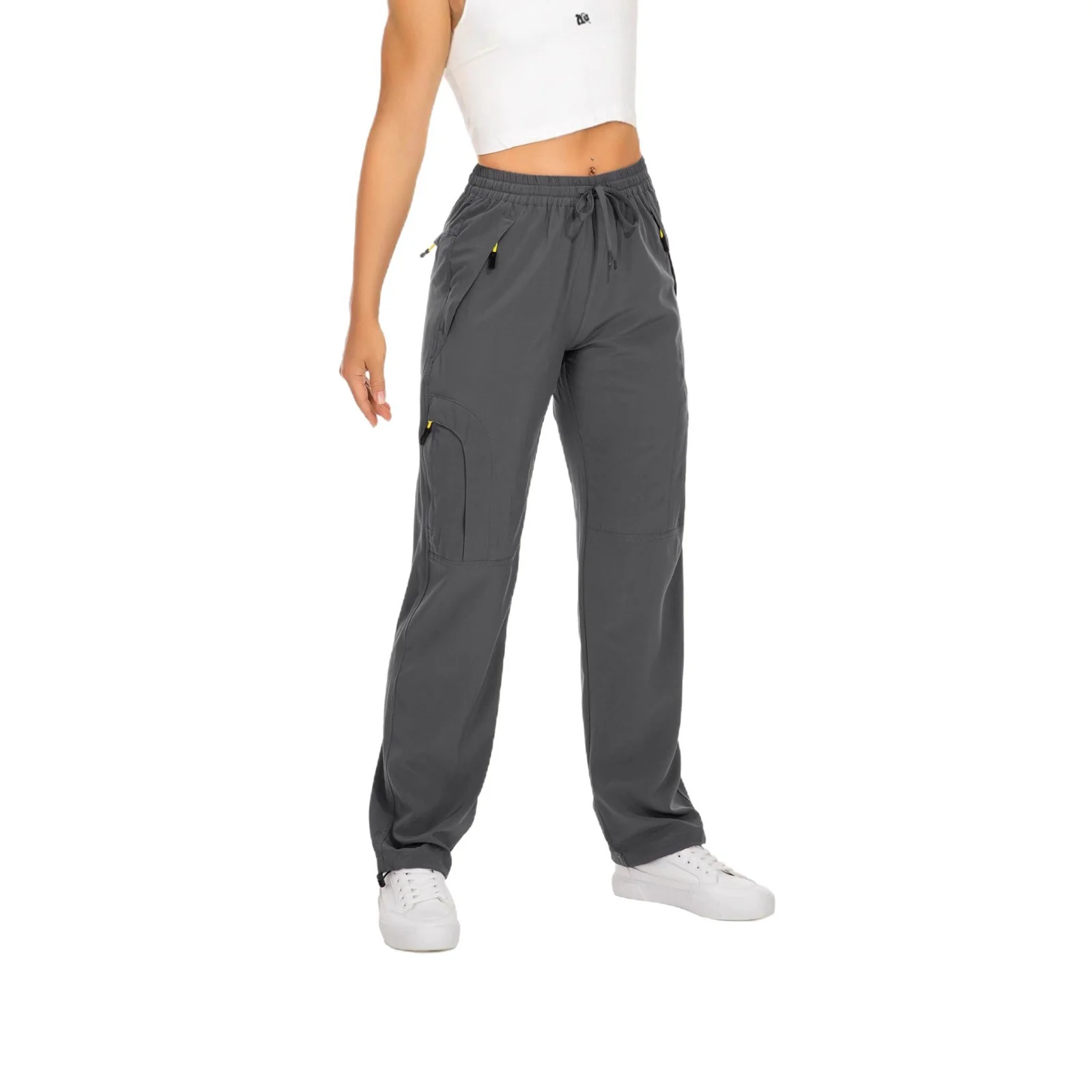 Damen Cargo-Hose mit seitlichen Taschen und elastischem Bund R&B - Image 5