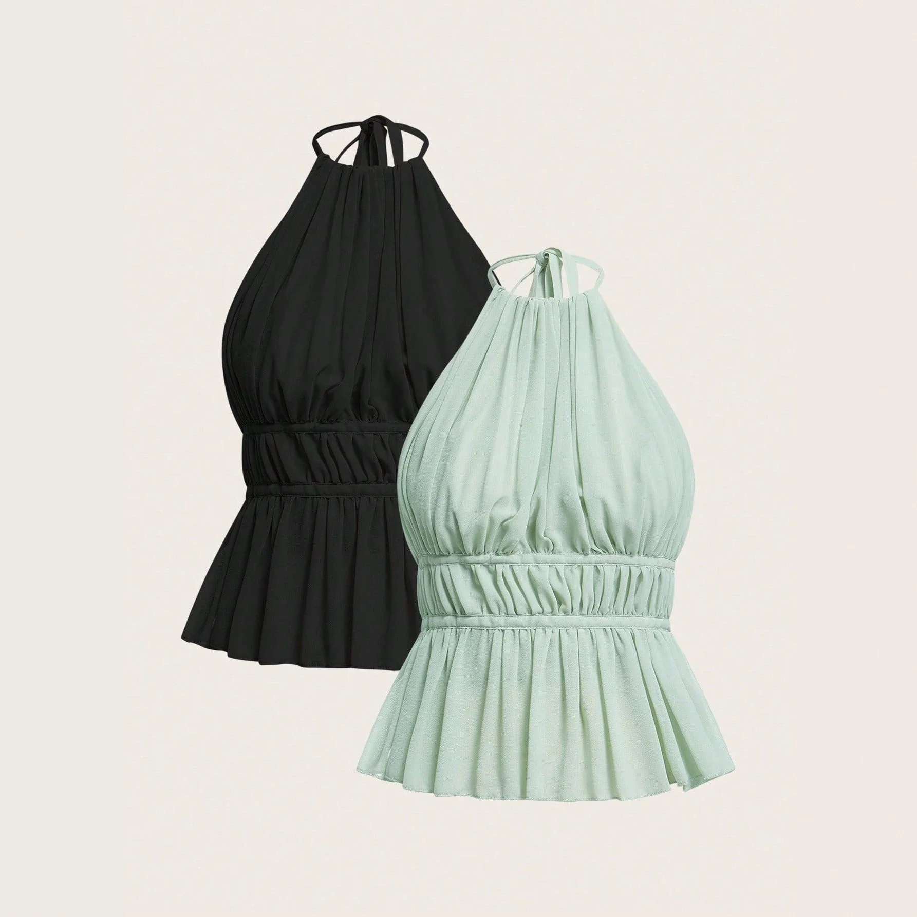 Damen Charmantes Schleifen-Top mit Rüschendetails R&B