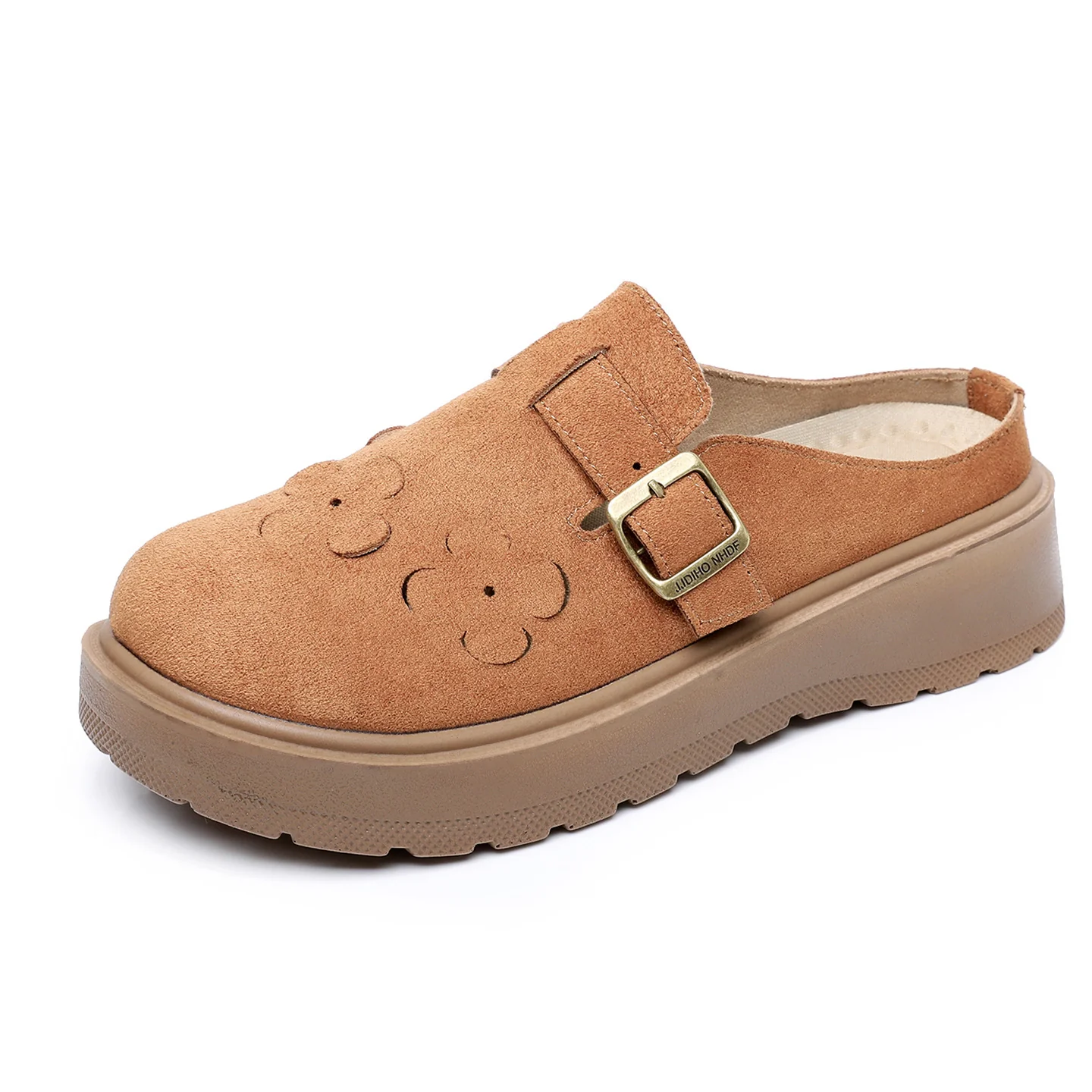 Damen Clogs mit dekorativen Blumenapplikationen und komfortabler Sohle Heidi-Mode - Image 7