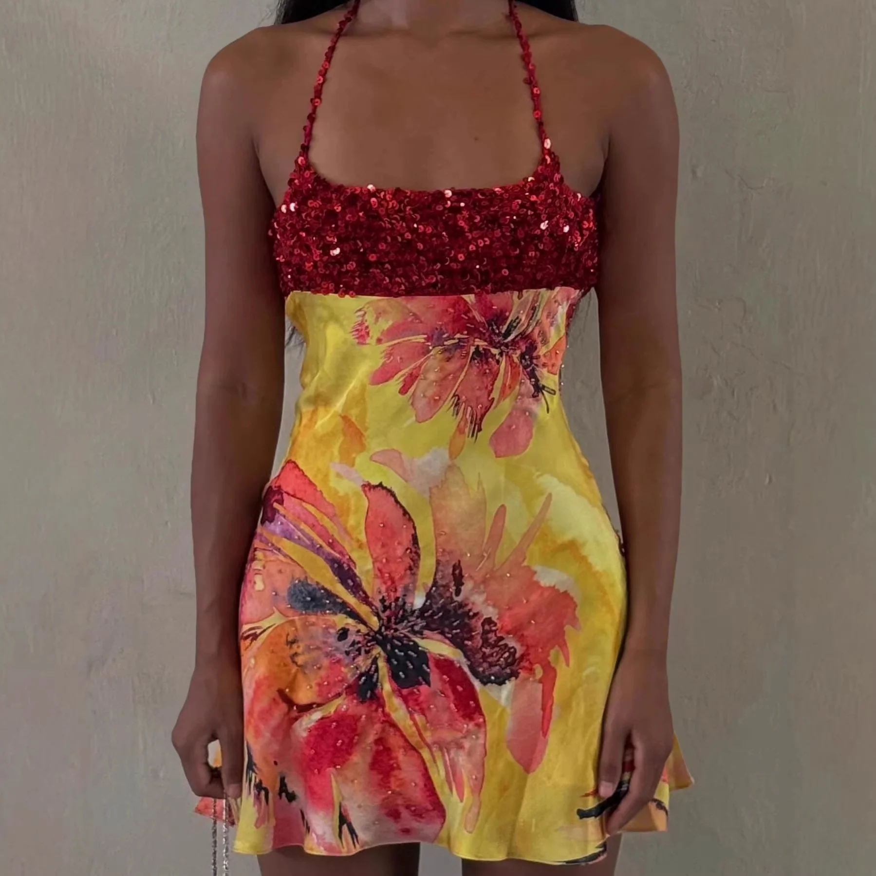 Damen Cocktailkleid mit Pailletten R&B - Image 4