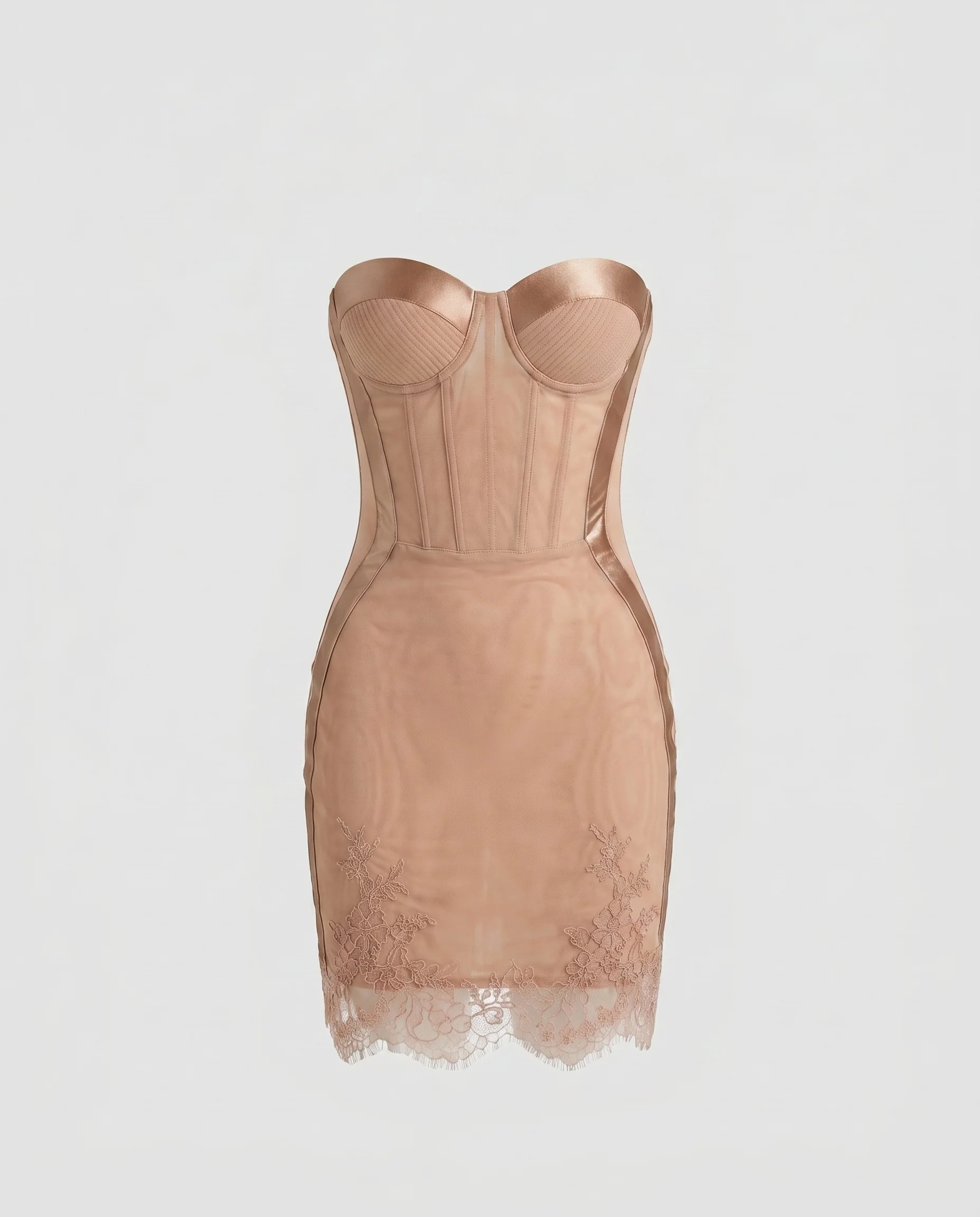 Damen Cocktailkleid mit raffiniertem Spitzenbesatz R&B - Image 4