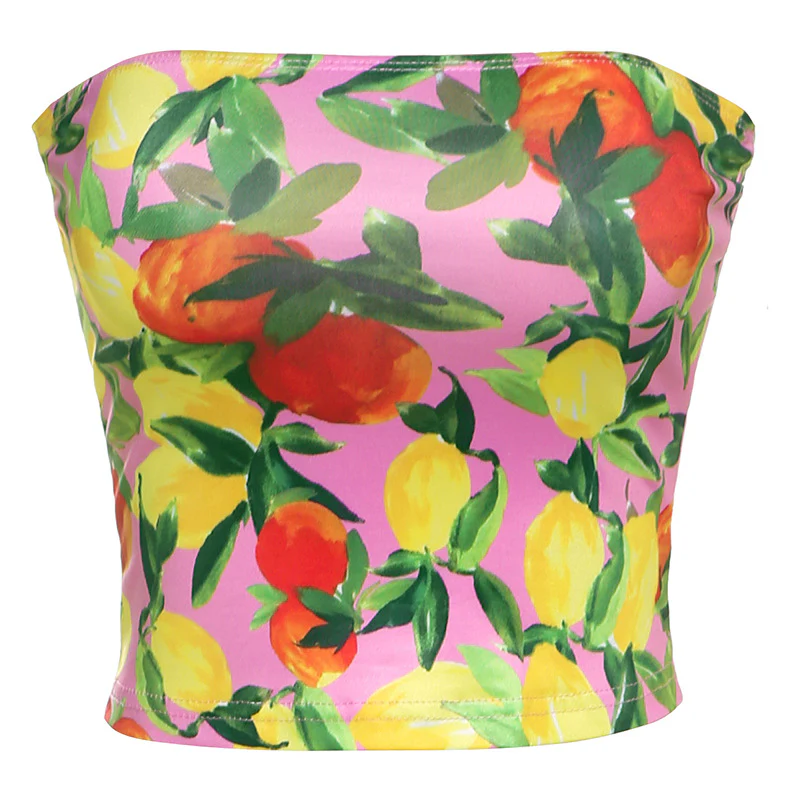Damen Crop Top mit fruchtigem Muster R&B - Image 6