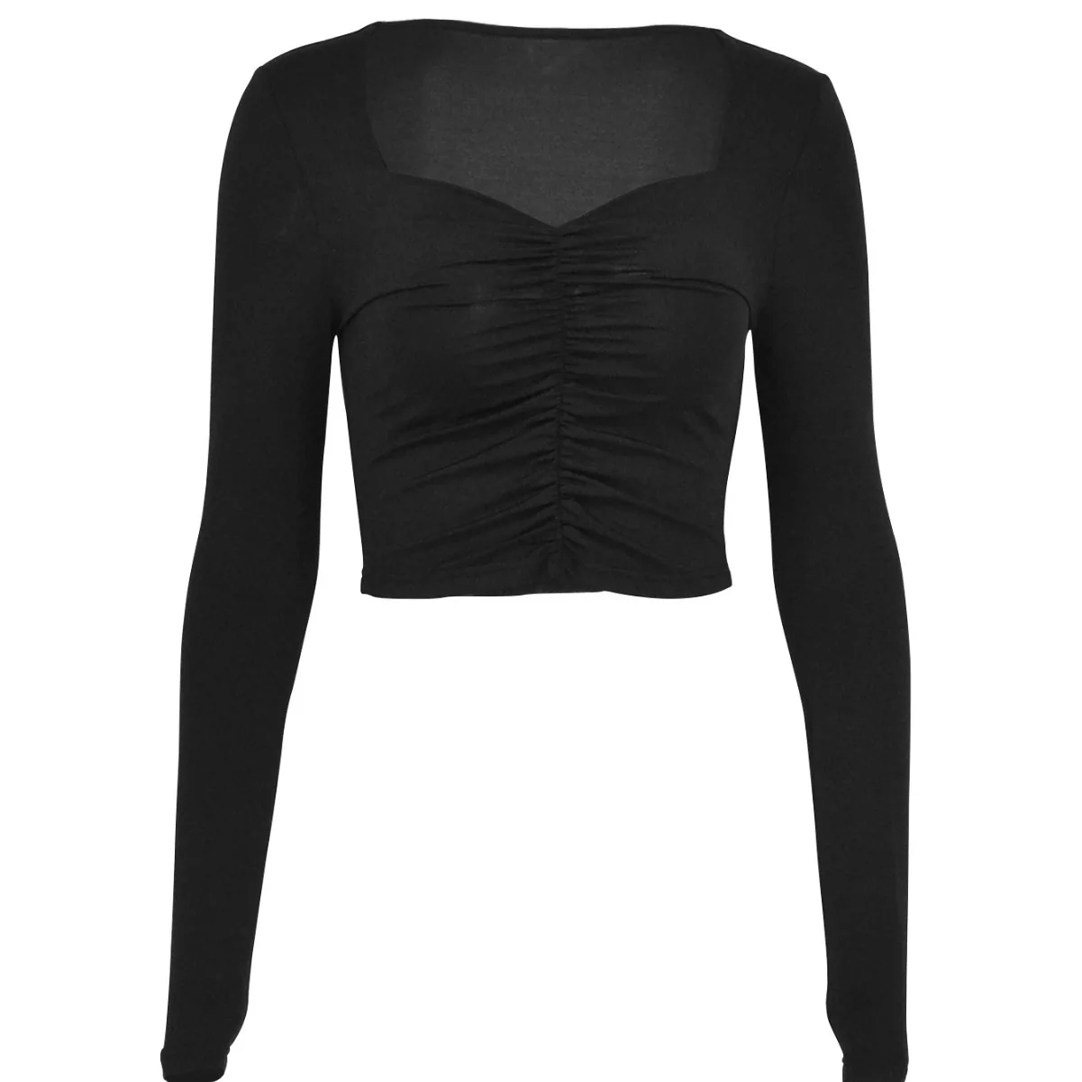 Damen Crop-Top mit raffinierten Raffungseffekten R&B - Image 5