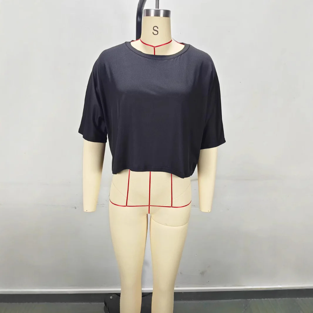 Damen Crop-Top mit weitem Schnitt R&B - Image 4