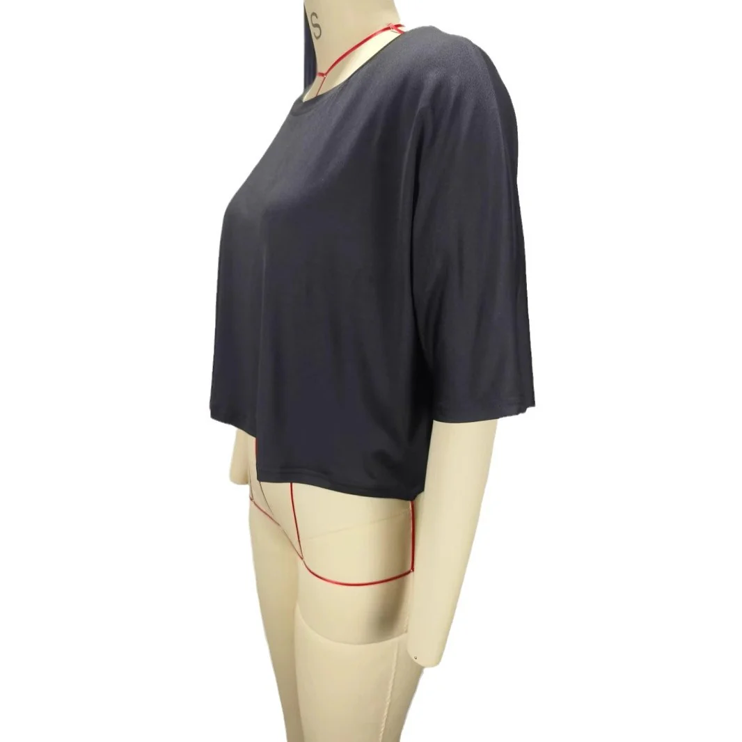Damen Crop-Top mit weitem Schnitt R&B - Image 5