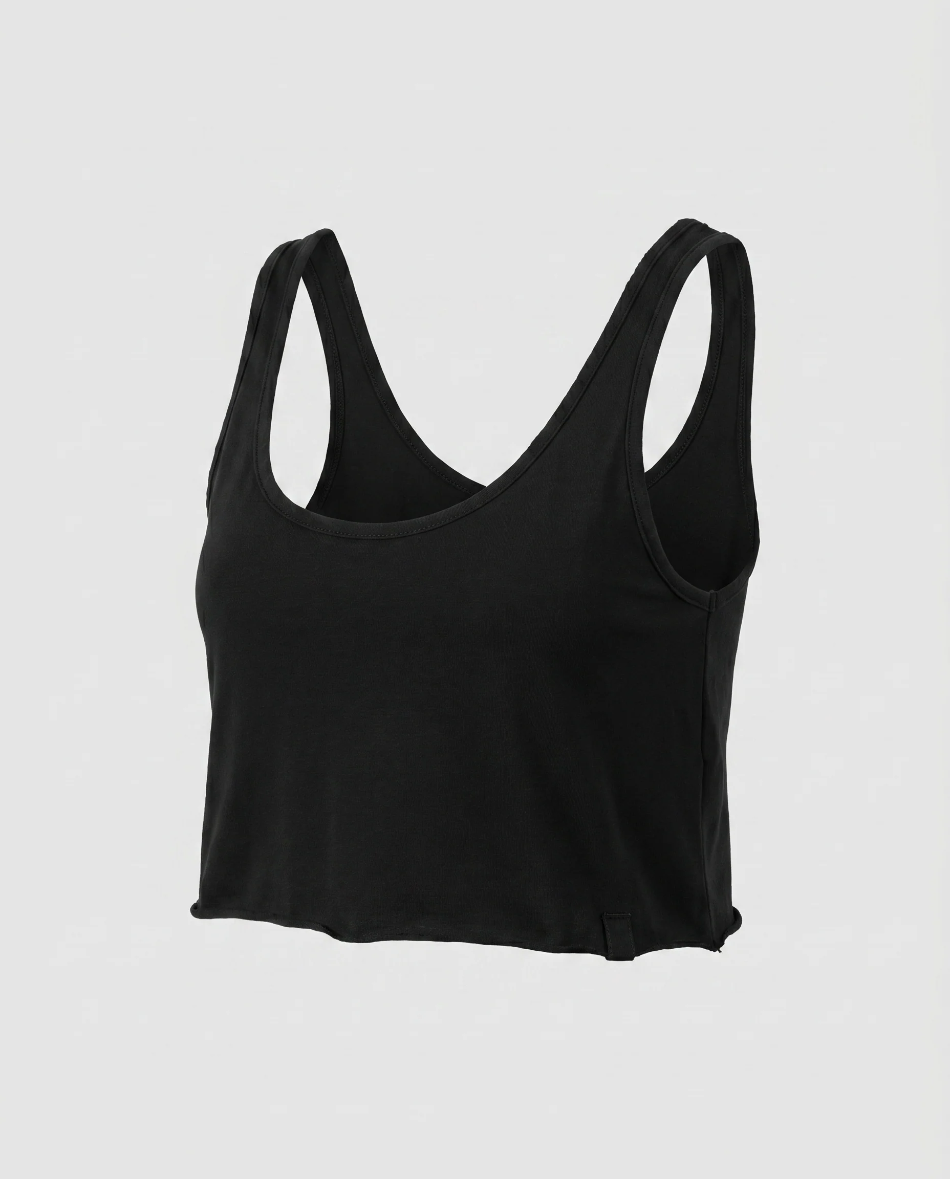 Damen cropped Sporttop mit breiten Trägern und hohem Komfort - Image 5
