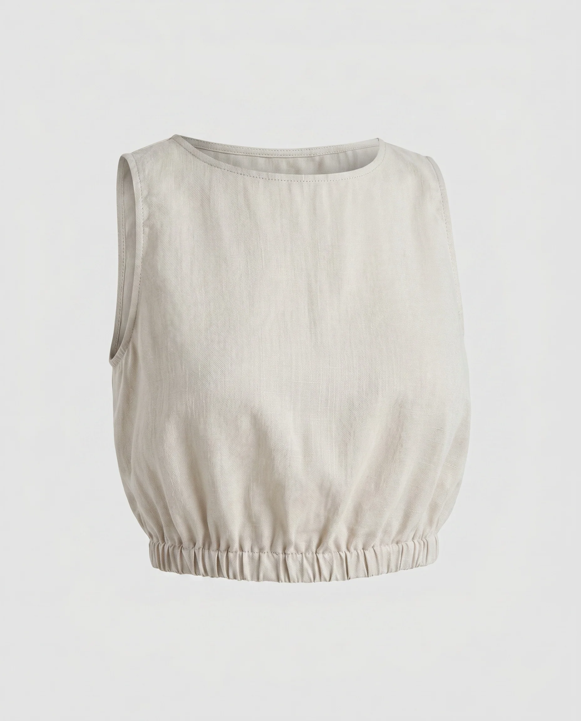 Damen cropped Sweatshirt mit elastischem Bund und modernem Schnitt - Image 5