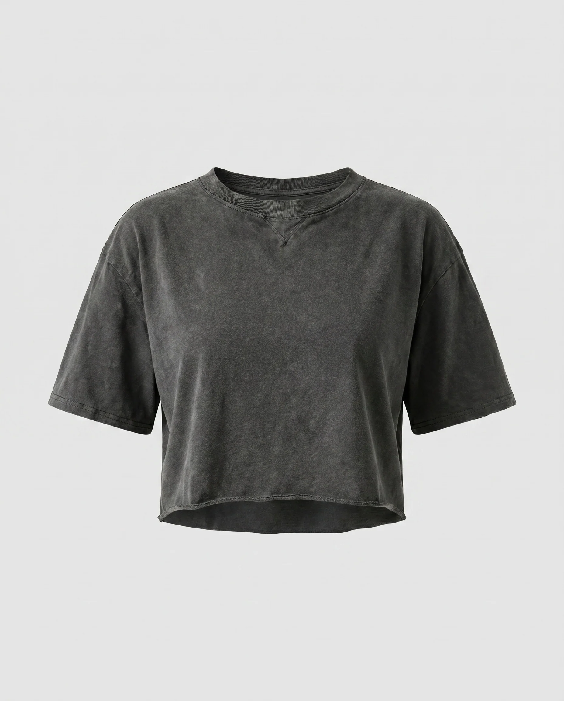 Damen cropped T-Shirt mit lässiger Passform - Image 5