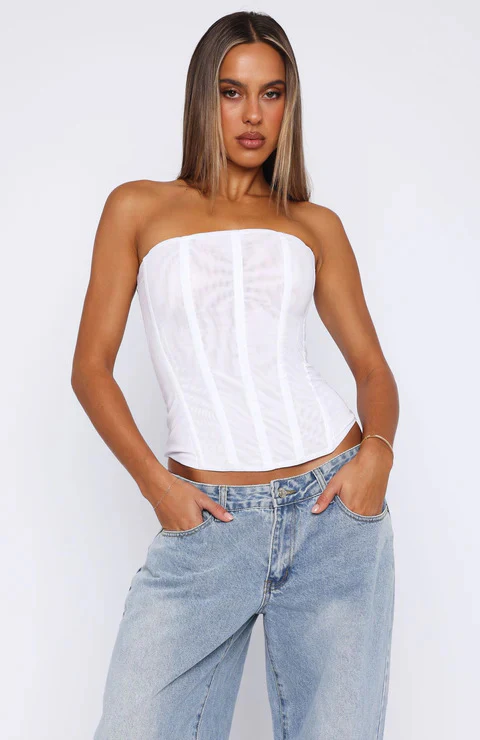 Damen Dessous-Kleid mit eleganten Fransen und transparentem Oberteil R&B - Image 11