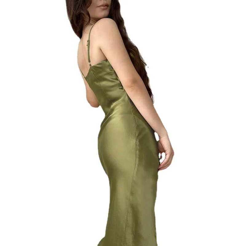 Damen elegante Abendrobe mit Drapierung und seitlichem Schlitz R&B - Image 8