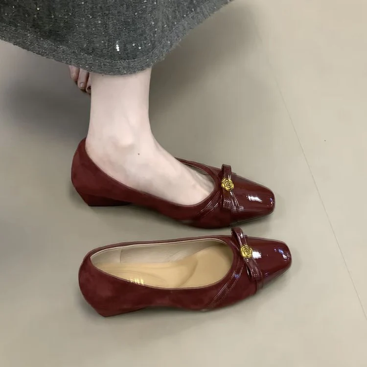 Damen elegante Ballerinas mit dekorativer Schleife und komfortablem Fußbett R&B - Image 7