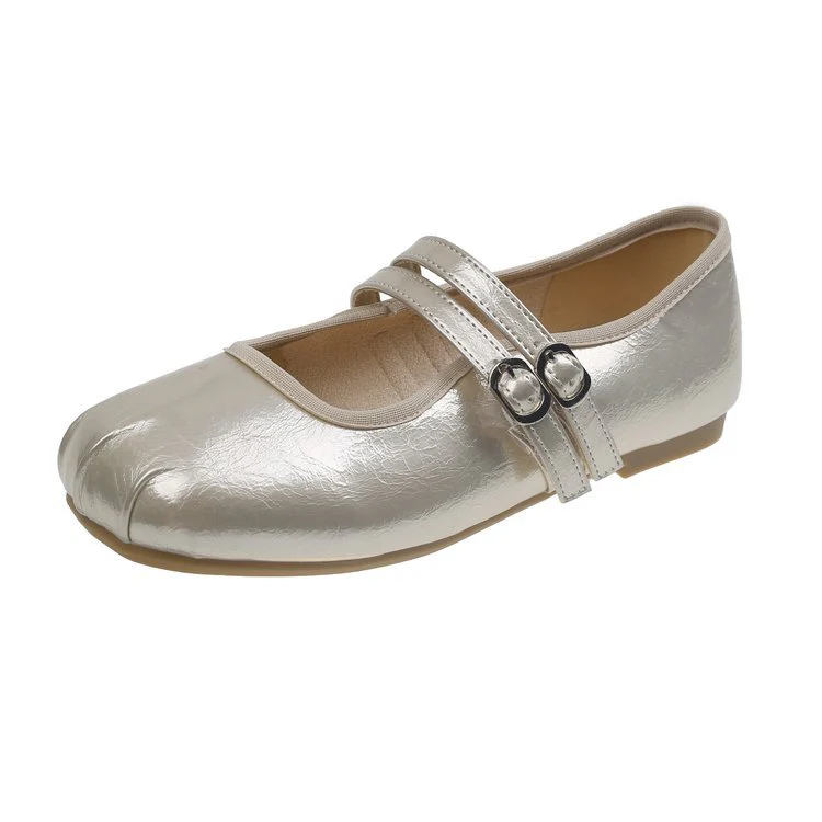 Damen elegante Ballerinas mit doppeltem Riemen und komfortabler Innensohle R&B - Image 7