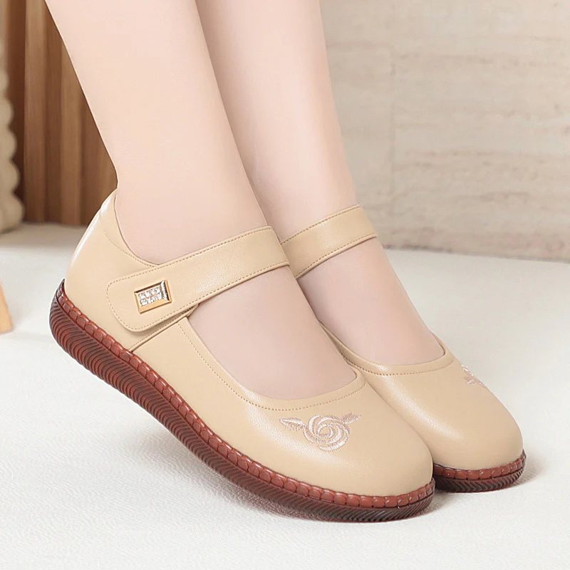 Damen Elegante Ballerinas mit komfortablem Klettverschluss R&B - Image 2
