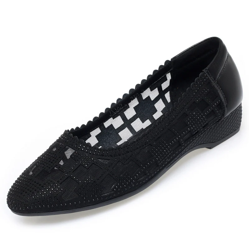 Damen Elegante Ballerinas mit modischem Cut-Out-Design und funkelnden Strassdetails R&B - Image 11