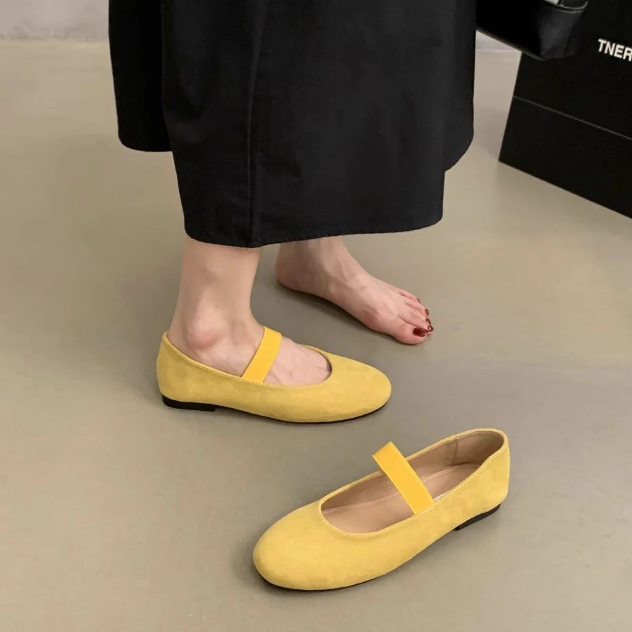 Damen elegante Ballerinas mit modischem Riemchen R&B - Image 4