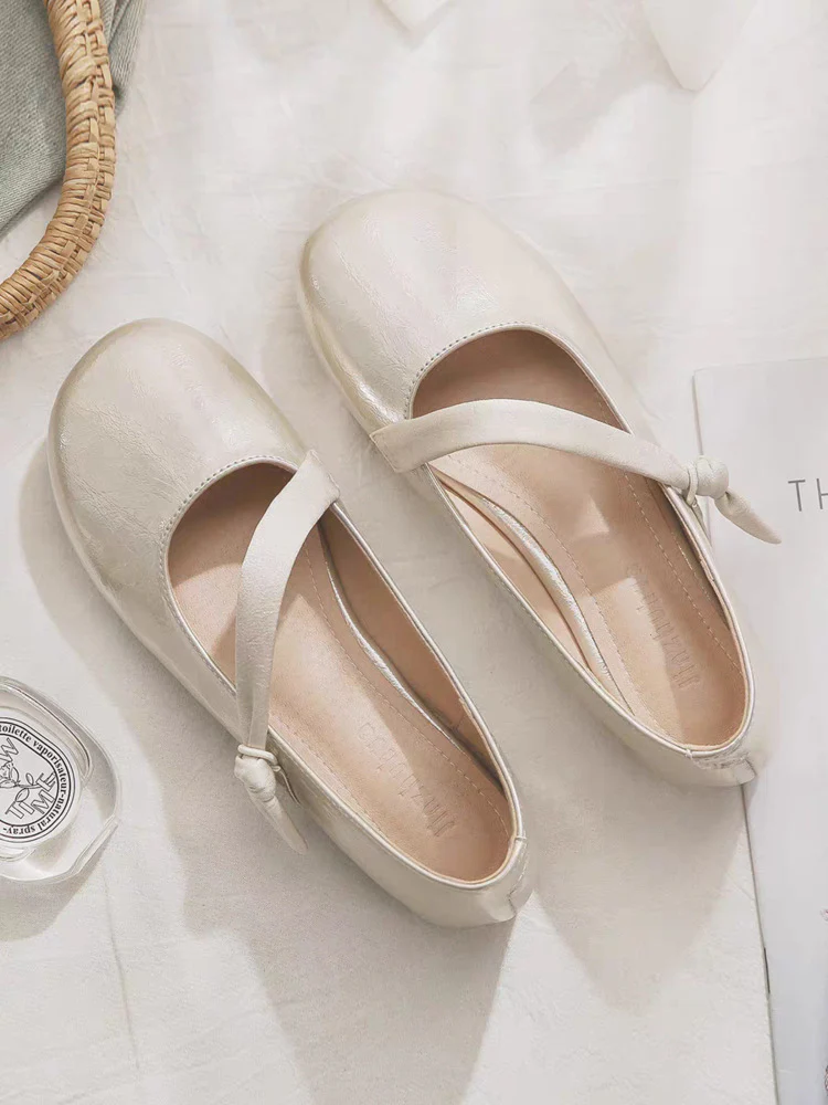 Damen elegante Ballerinas mit modischem Schleifendetail und komfortabler Innensohle R&B - Image 6