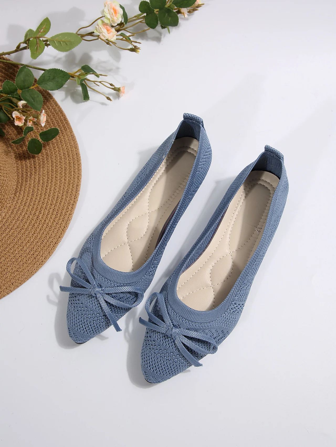 Damen elegante Ballerinas mit raffiniertem Schleifen-Detail und atmungsaktiver Obermaterialstruktur R&B - Image 10