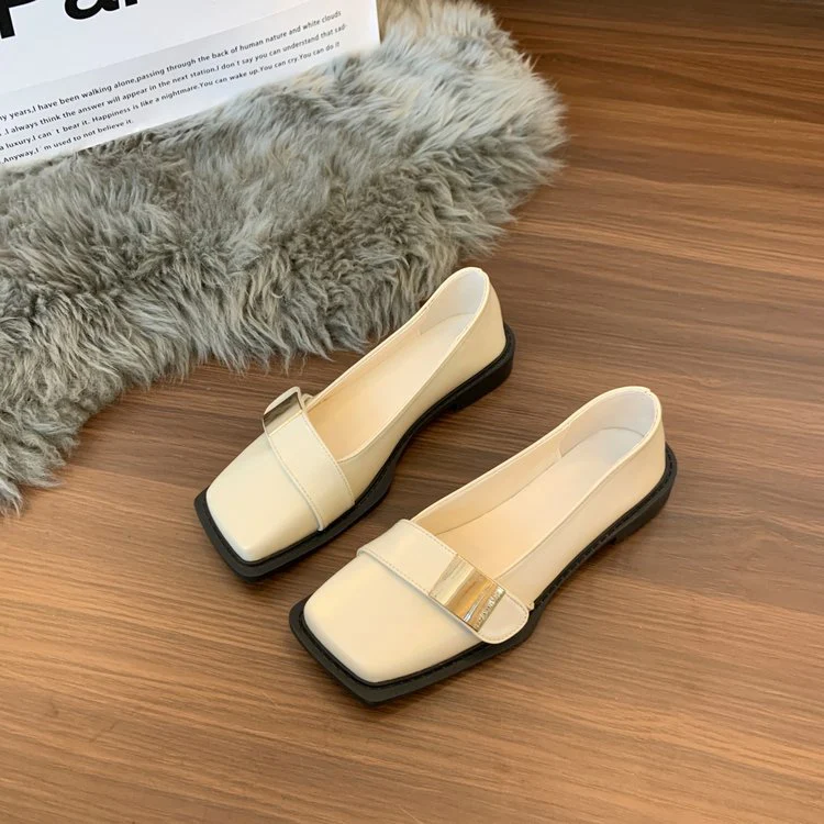 Damen elegante Ballerinas mit schickem Riemen und komfortablem Blockabsatz R&B - Image 7