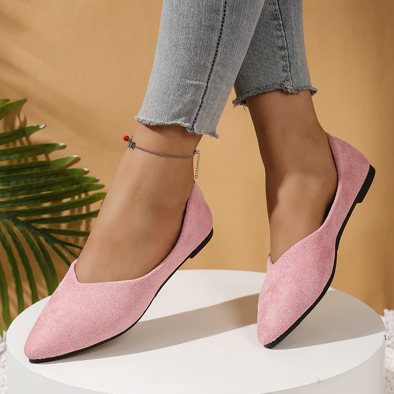 Damen elegante Ballerinas mit spitzer Zehenpartie und ultraleichter Sohlenkonstruktion R&B - Image 6